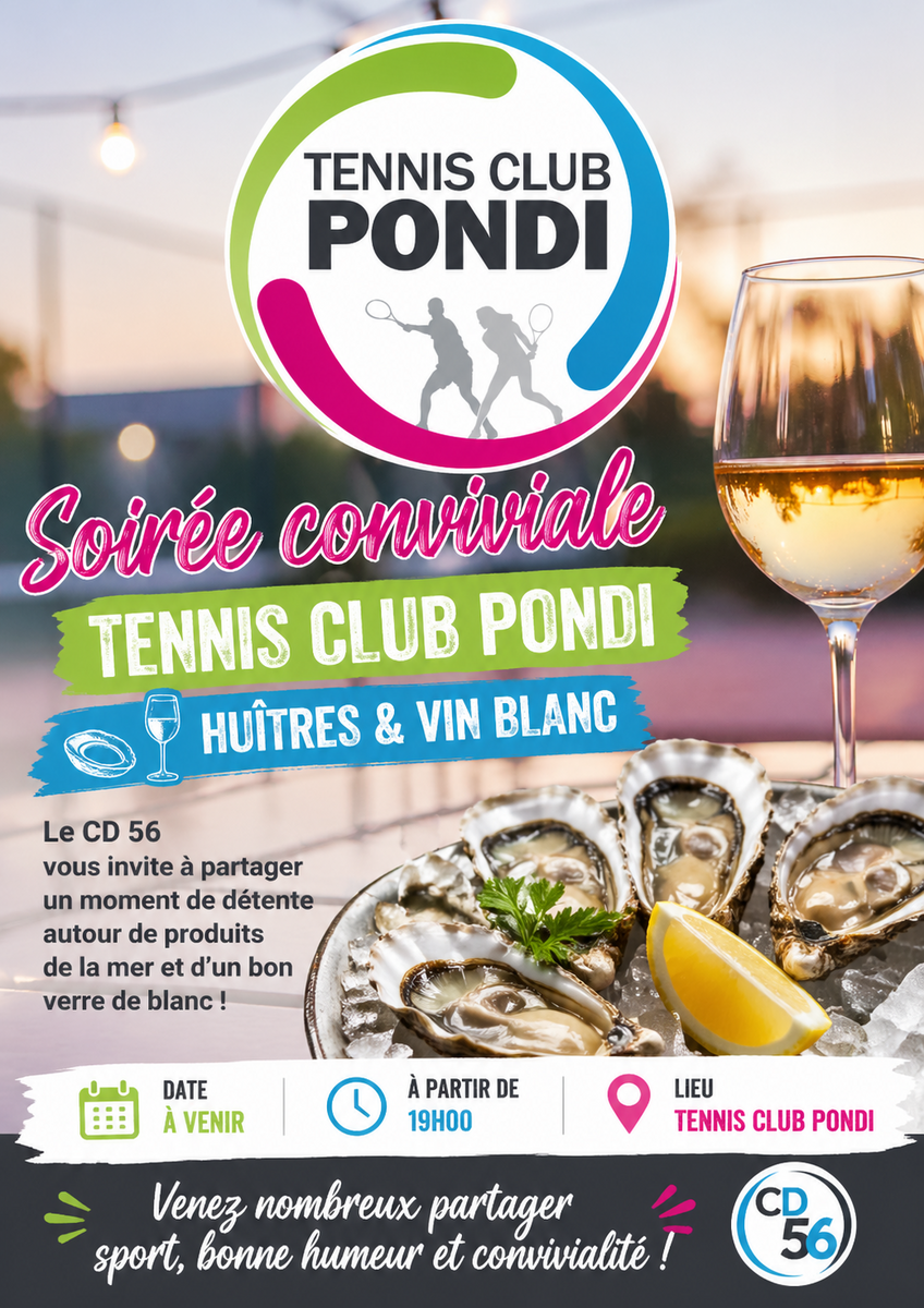 Soirée conviviale organisée par le CD56