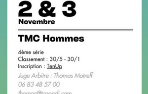 TMC du 2 et 3 novembre