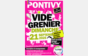 Vide grenier dimanche 21 septembre