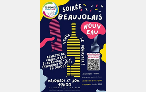Soirée Beaujolais le 21 Novembre 2025 à 19h