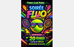 Animations et tournois pendant les vacances de février au Tc Pondi