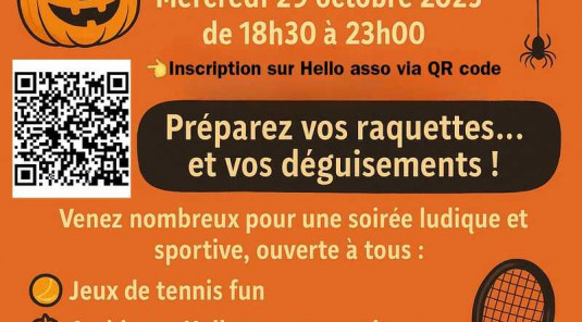 Soirée Halloween le mercredi 29 octobre